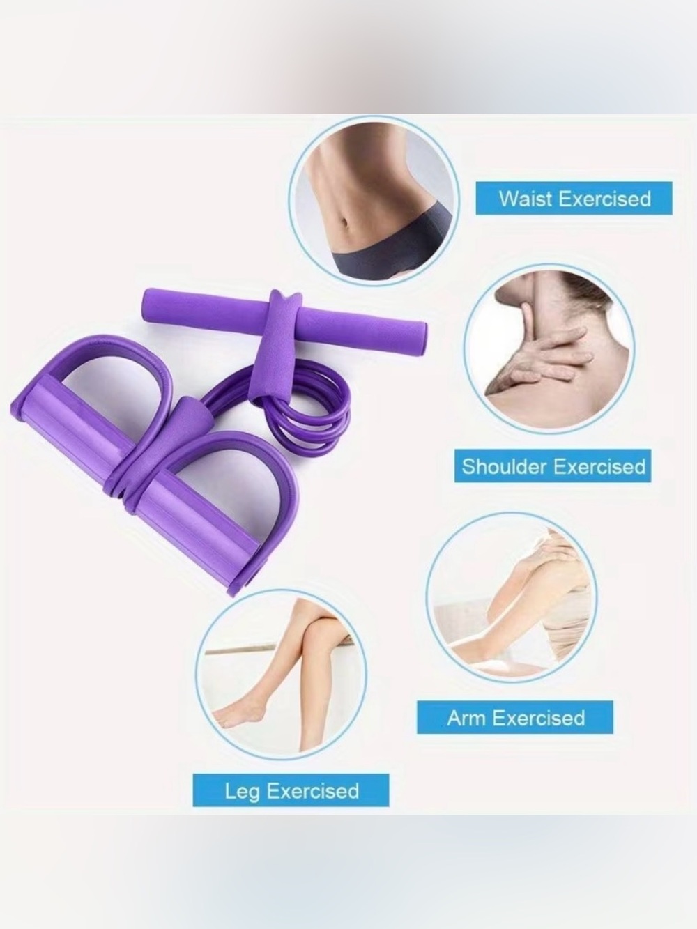 Purple Multifunction Resistance Band - Picture 5 of 5